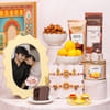 Personalized Photo Frame and Gourmet Rakhi Hamper