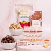Religious Rakhi Trio with Dry Fruits Hamper