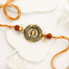 Rudraksh Beads And Ganesha Rakhi