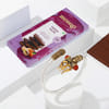 Rudraksha Trishul Bracelet Rakhi Gift Combo