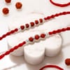 Spiritual Rudraksha Rakhi Set of 2