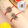 Strength Button Cover Convertible Rakhi - Set of 2