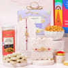 Sweet And Savoury Bhaiya Bhabhi Rakhi Hamper