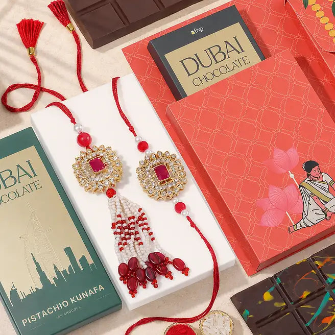 Vibrant Bhaiya Bhabhi Rakhi Treat Box